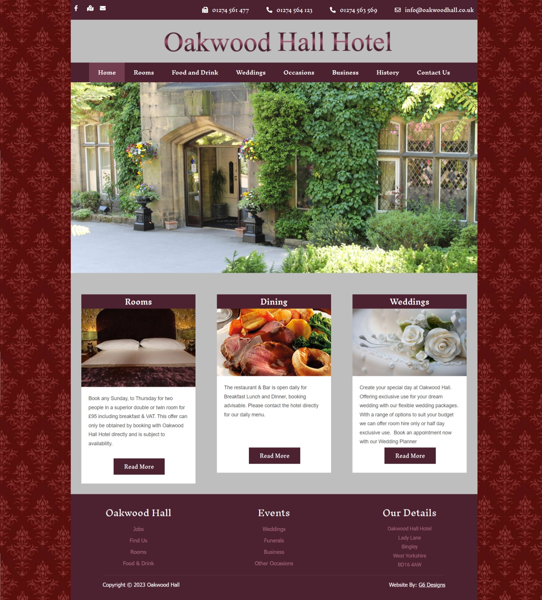 A Website For A Hotel