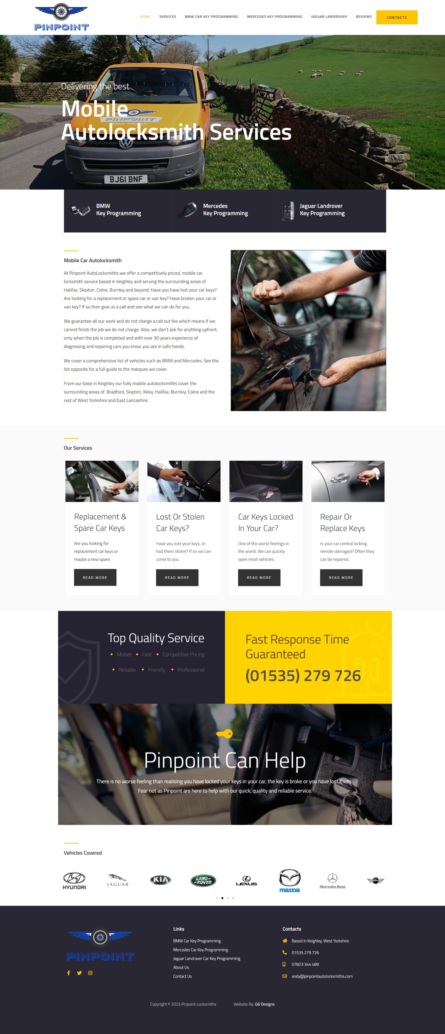 An Auto Locksmith Website