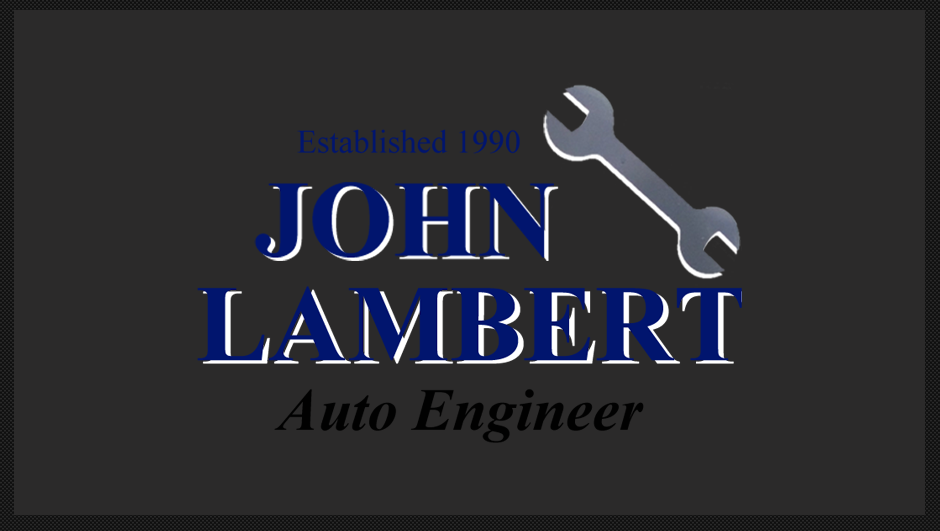 Logo Rebuild For A Garage - John Lambert